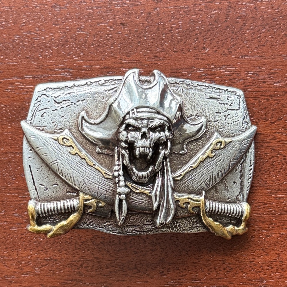 Pirate Skull Belt Buckle